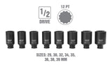 OEMTOOLS Axle Nut Socket Set, 8-pc image 4