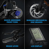 Outdoor Electric Bike with 48V/15Ah Lithium Battery image 4