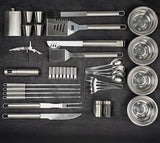Outdoor Grill Accessories for Barbeque - Outdoor Grill Accessories for Barbeque - Premium Grill Tool Sets - Dark Wood Case Grilling Set -... image 3