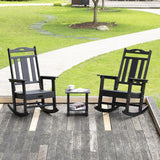 Outdoor Rocking Chairs Set of 2, Hdpe All Weather Resistant Rocking Chair for Porch, Oversized Patio Rocker Chair for Adult, Outdoor Rockers... image 2