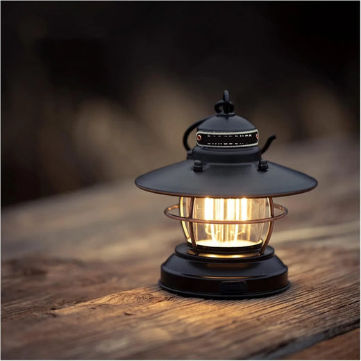 Outdoor Vintage Camping Lamp, Camping Hanging Tent Lamp, Portable Lamp, LED Lighting, Emergency Camping Lamp, Team Hiking Lamp, Essential...