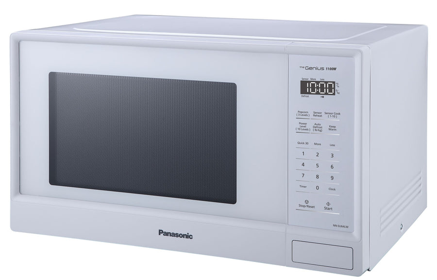 Panasonic NN-SU64LW Countertop Microwave Genius Sensor Cooking, 1.3-cu.ft., Matte White