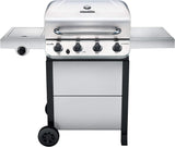 Performance Series Convective 4-Burner with Side Burner Cart Propane Gas Stainless Steel Grill - for Outdoor Spaces image 2