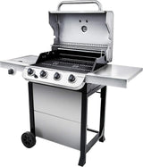 Performance Series Convective 4-Burner with Side Burner Cart Propane Gas Stainless Steel Grill - for Outdoor Spaces image 4