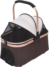 Pet Cart, A Three-in-one Foldable Pet Travel Backpack, Suitable for Small to Medium-sized Dogs and Cats for Home Organization image 3