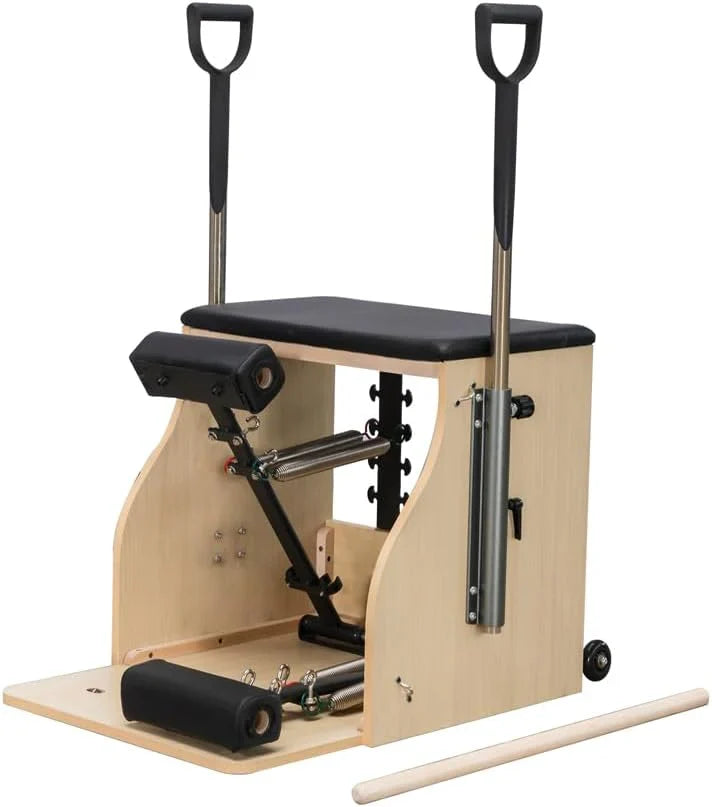 Pilates Chair, Split-pedal Stability Combo Chair with Handles,pilates Reformer Machine,pilates Equipment for Home or Studio Use