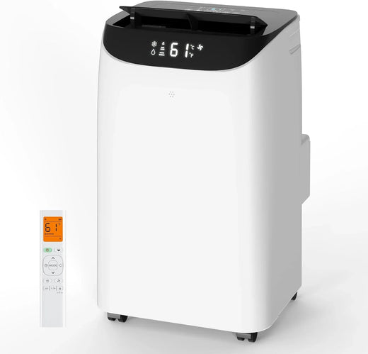 Portable Air Conditioner Cools Up to 700 Sq.ft, 3-IN-1 Energy Efficient Portable AC Unit with Remote Control & Installation Kits for Large...