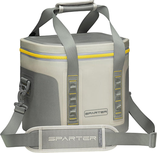 Portable Soft Cooler 12 Cans, Ip68 Tizip Leak-proof Zipper for Camping, Fishing, Beach, Outdoors Insulated Ice Chest with Reusable Ice Pack