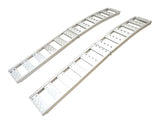 PRIME1 Aluminum Bi-Folding Arched Loading Ramp with Adjustable Straps, 85 x 12-in image 2