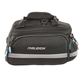 Raleigh Expandable Rack Top Bike Bag withRemovable Carry Strap & Reflective Strip, Black image 3