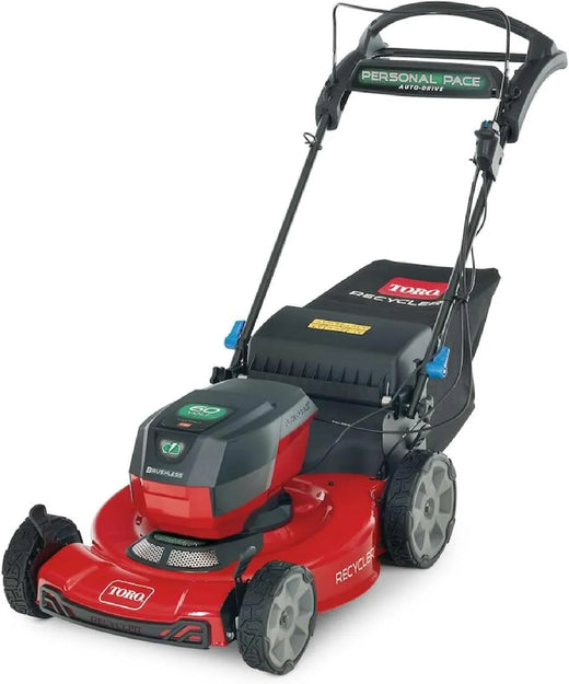 Recycler 21466 22-Inch 60 V Battery Self-propelled Lawn Mower for Outdoor Spaces