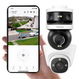 Reolink 8 Channel 4K+ 2TB NVR PoE Security System 4-Dome + OMVI Panoramic / PTZ Camera view 2