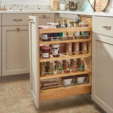 Retractable Storage Rack, Suitable for Kitchen/bathroom Cabinets, Equipped with Soft-closing Fully Telescopic Rails and Adjustable Shelves image 2