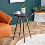 Retro-style High-back Coffee Table in White for Home Organization image 3