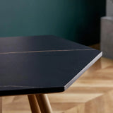 Retro-style High-back Coffee Table in White for Home Organization image 4