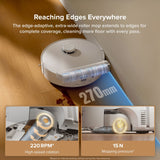 Roborock Qrevo Curv 2 Flow Robot Vacuum & Mop featuring 20,000 Pa suction, a 220 RPM roller mop, and advanced LiDAR navigation. image 7