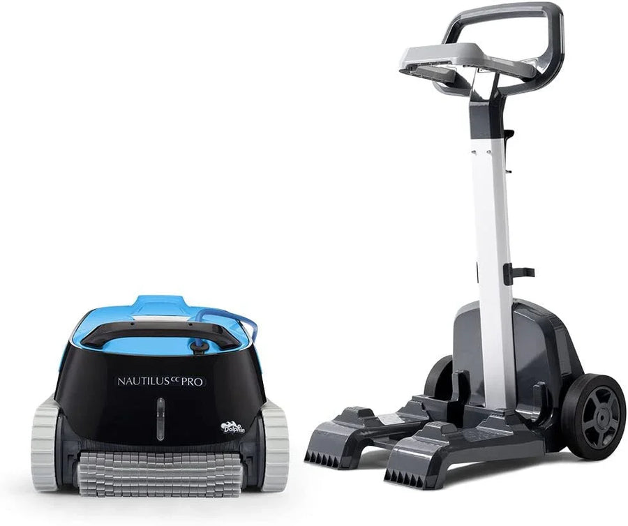 Robotic Pool Vacuum Cleaner All Pools Up to 33 Ft - Wall Climbing Scrubber Brush for Home Use
