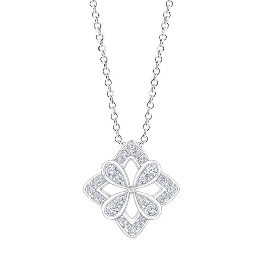 Round Brilliant Diamond Pendant (0.16 Ctw) for Home Organization