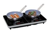Salton Double Induction Cooktop, LED Display & Touch control with 10 Power Settings image 3