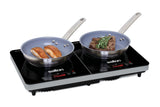 Salton Double Induction Cooktop, LED Display & Touch control with 10 Power Settings image 4