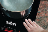 Salton Double Induction Cooktop, LED Display & Touch control with 10 Power Settings image 8