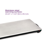 Salton Stainless Steel Cordless Hotray Warming Tray, 1000 W, 23-3/4-in image 7