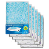 Scoopfree Complete Replacement Blue Crystal Litter Tray 6 Pack Easy Cleanup with Disposable Tray Includes Leak Protection and Low Tracking Litter