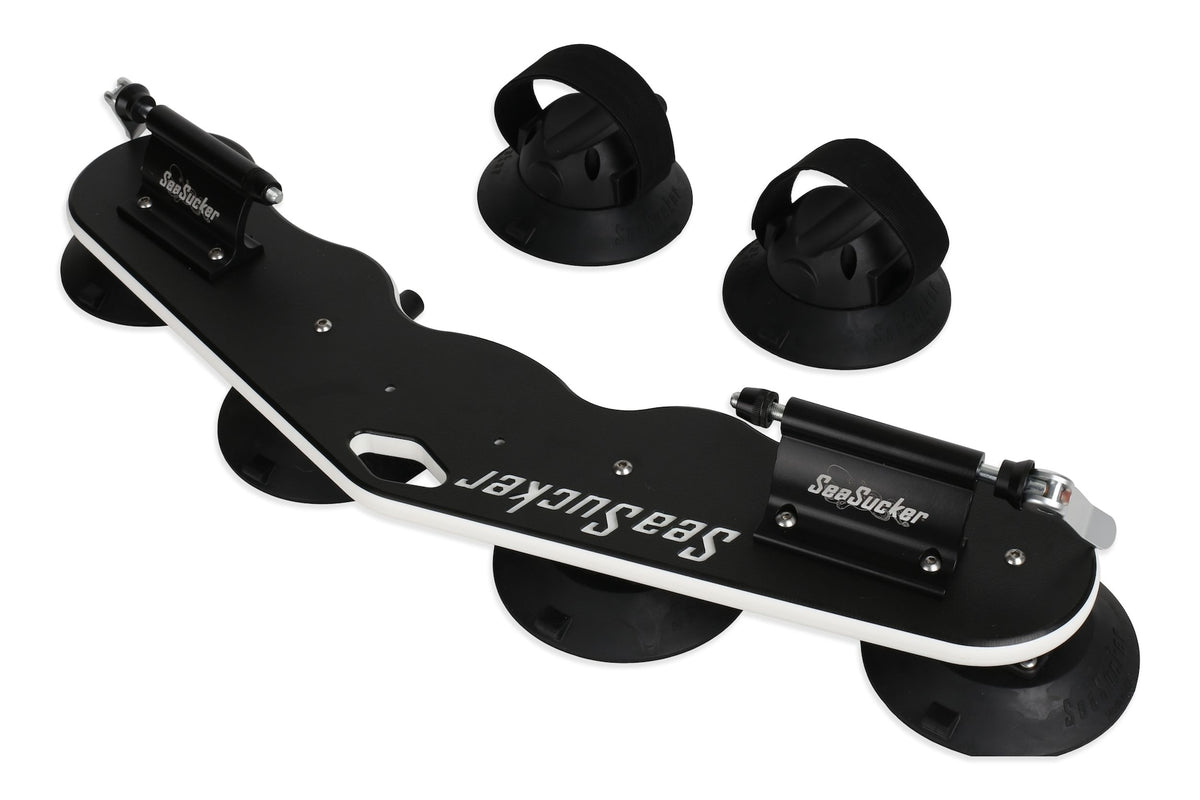 SeaSucker Mini Bomber 2-Bike Roof Top, Trunk & Hatchback Bike Rack, Black