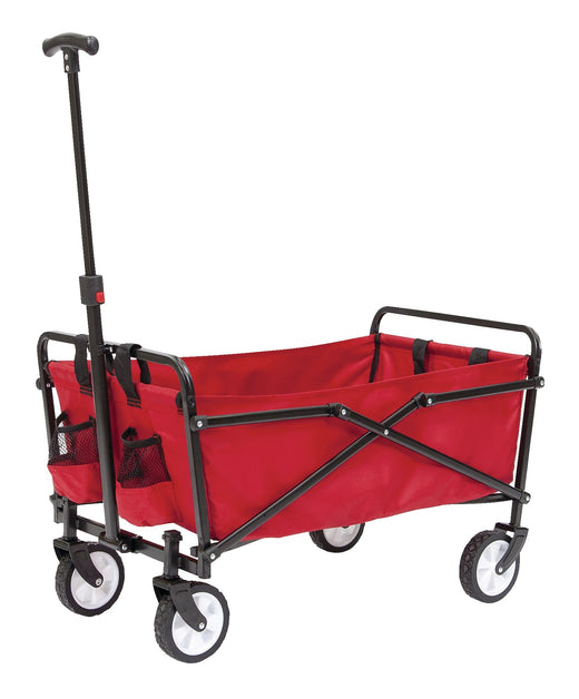 Seina Outdoor Collapsible Folding Utility Wagon with Cup Holders, 150-lb Capacity
