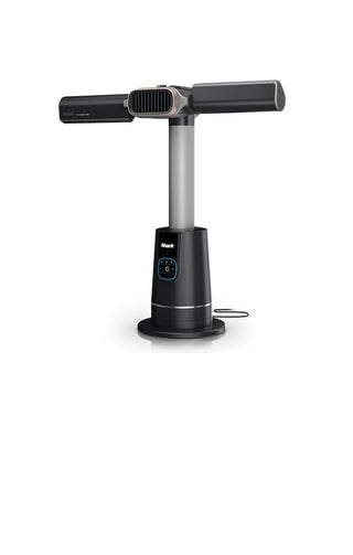 Shark TurboBlade Cool + Heat Oscillating Tower, 2-in-1 Bladeless Fan & Heater, with Remote Control, Black