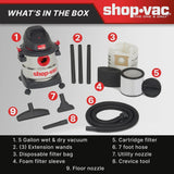 Shop-vac 5 Gallon 4.5 Peak Hp Wet Dry Vacuum for Garage and Travel image 2