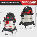 Shop-vac 5 Gallon 4.5 Peak Hp Wet Dry Vacuum for Garage and Travel image 4