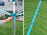 Simple Drying Machine, Extendable by 50 Meters to Maintain Cleanliness, Made of Fully Rust-free Aluminum Material, with A Shaft Diameter of... image 3