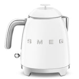 Smeg 50's 1400W Retro Style Electric Mini Countertop Kettle with Cordless Base, White, 0.8-L image 4