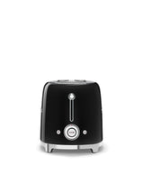 Smeg 50's Retro Style Wide Slot Pop Up Electric Toaster with 6 Settings, 2-Slice, Black image 2