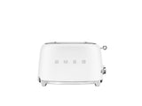 Smeg 50's Retro Style Wide Slot Pop Up Electric Toaster with 6 Settings, 2-Slice, Matte White image 3