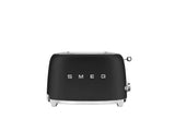 Smeg 50's Retro Style Wide Slot Pop Up Electric Toaster with 6 Settings, 2-Slices, Matte Black image 5
