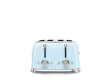 Smeg 50s Retro Style Wide Slot Pop-up Toaster, 4-Slice, Pastel Blue image 2