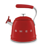 SMEG Traditional Stove Top Whistling Kettle, Red, 2.3-L image 5