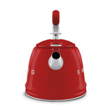 SMEG Traditional Stove Top Whistling Kettle, Red, 2.3-L image 7