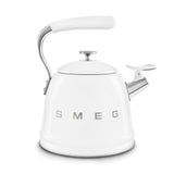 SMEG Traditional Stove Top Whistling Kettle, White, 2.3-L image 4