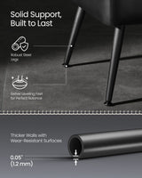Songmics Home Mid-Century Ink Black Ottoman Storage Bench image 7