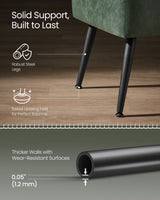 Songmics Home Modern Forest Green Ottoman Storage Bench image 5