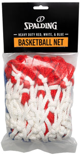 Spalding Heavy Duty Indoor/Outdoor Standard Replacement Basketball Net, Red/White/Blue