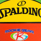 Spalding Rookie Gear Youth Kids' Indoor/Outdoor Multi-Colour Composite Basketball, Size 5 (27.5-in) image 6