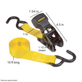 Stanley 1,500-lb Tie Downs, Weatherproof, 10-ft, 2-pk image 5