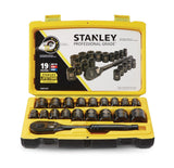 Stanley Professional Grade Black Chrome Socket Set, 19-pc, SAE/Metric image 2