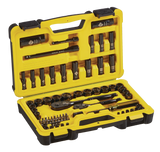 Stanley Professional Grade Black Chrome Socket Set, 70-pc, SAE/Metric image 2