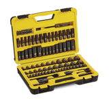 Stanley Professional Grade Black Chrome Socket Set, 99-pc, SAE/Metric image 3