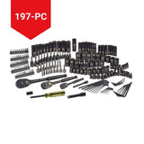 Stanley Professional Grade Black Chrome Socket Set, SAE/Metric, 197-pc image 5